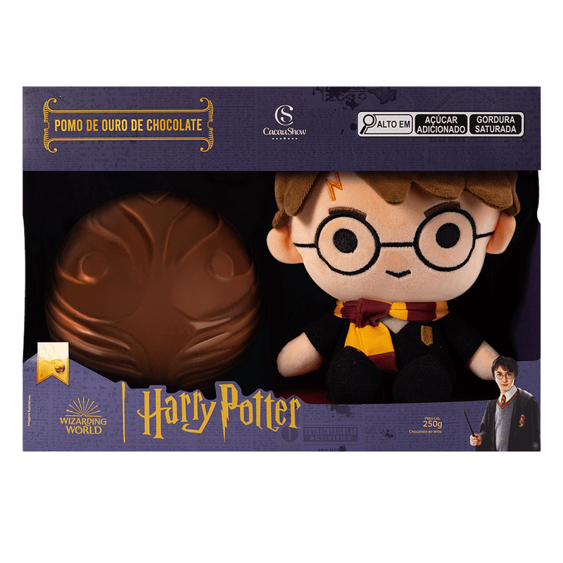 Ovo de páscoa harry potter pelúcia harry 250g