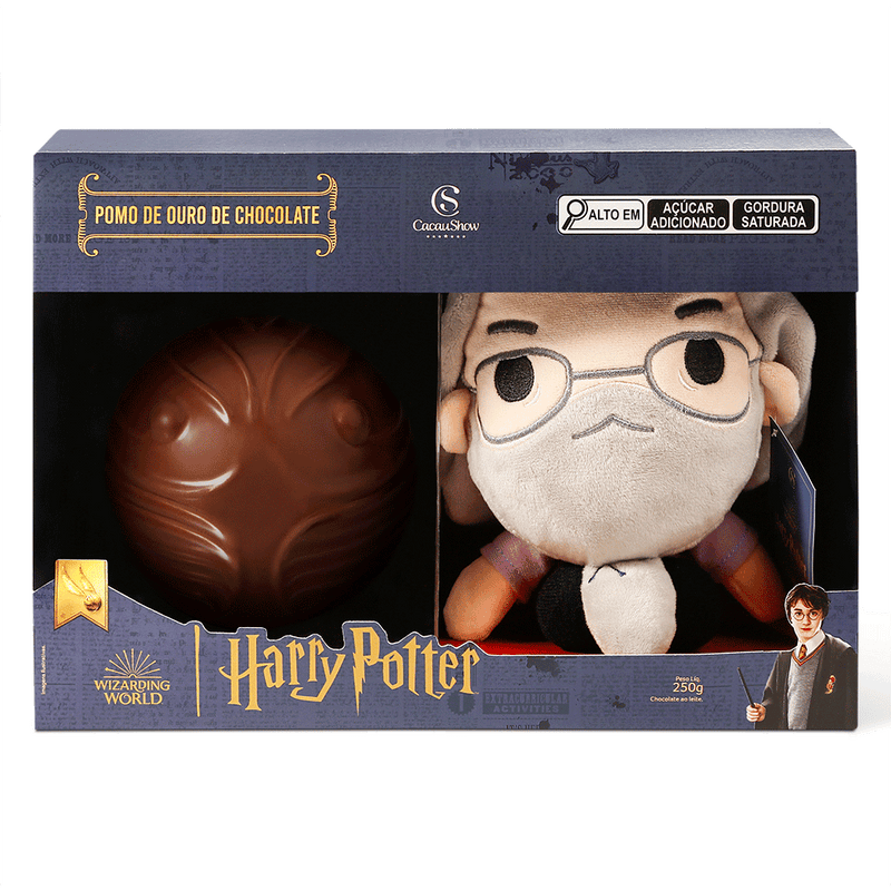 Ovo de páscoa harry potter pelúcia dumbledore 250g