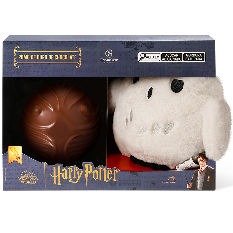 Ovo de páscoa harry potter pelúcia edwiges 250g