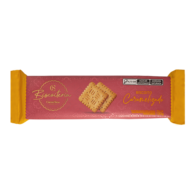 Biscoito caramelizado 100g